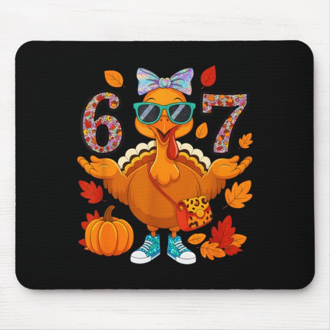 6 7 Thanksgiving Turkey Sungles Bow Six Seven Meme Musmatta (Framsidan)