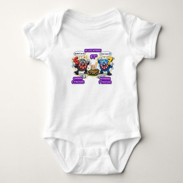 6’7” Viktiga för överlevnad Kemiska element T Shirt (Framsida)