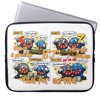 6’7” Vital for Survival Chemistry Elements   Laptop Fodral