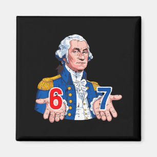6 7 Washington Rolig 67 Kostym Meme Sex Sju Kid Magnet