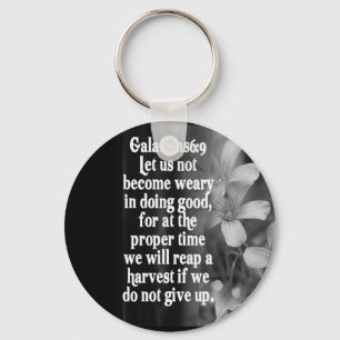 6:9 FÖR BIBELSCRIPTURE GALATIANS NYCKELRING