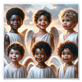 6 Angel Kidz Premium Satin Photo Papper Fototryck