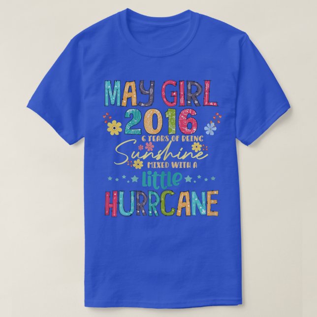 6 år Fantastisk sedan 2016 maj 2016 T Shirt (Design framsida)