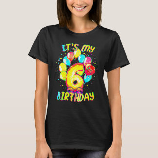 6 år gammal Det är min 6e-födelsedag. T Shirt