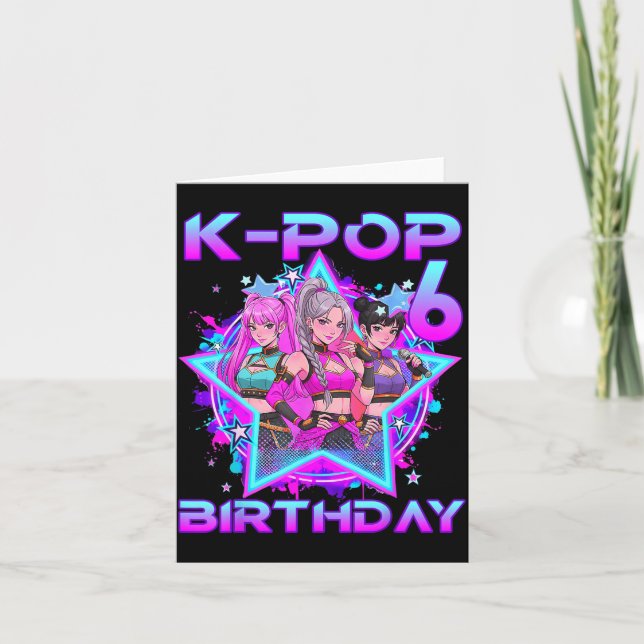 6 År Gammal Födelsedag Köp Barn 6:e Födelsedag Fli Kort (Framsida)