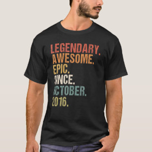 6 år gammal nuny Fantastisk sedan oktober 2016 6e T Shirt