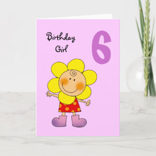 6-årig flicka kort