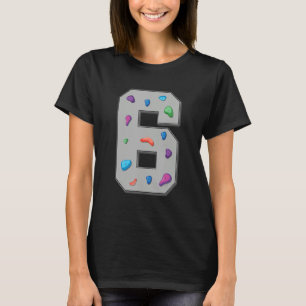6 ÅRS ÅLDRANDE Klättersklättring T Shirt