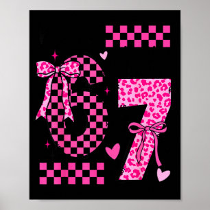 6-års födelsedags tjej outfit 6 år gammal födelsed poster