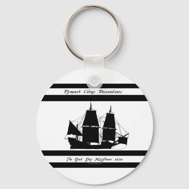 6 ättlingar till majblommor nyckelring (Framsida)