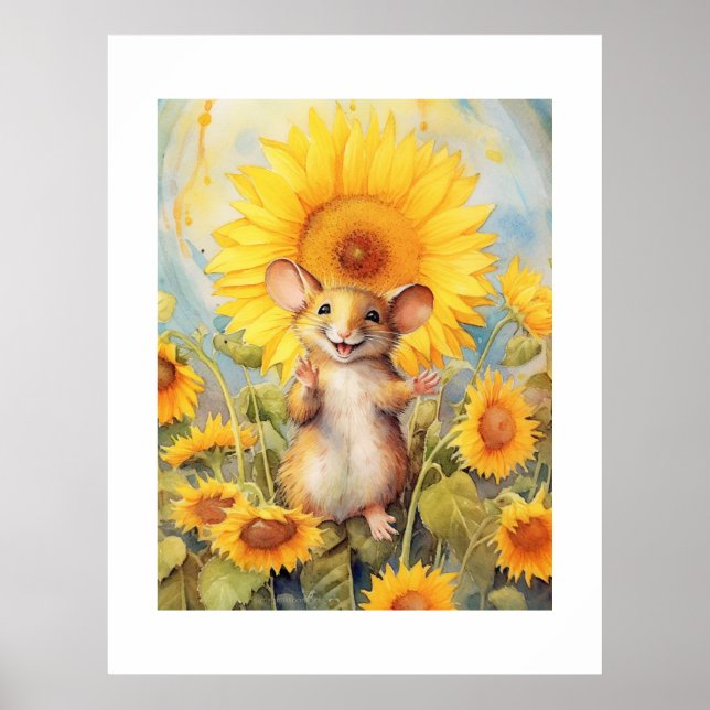 6 av 17 Solros Garden Miceville Poster (Framsidan)