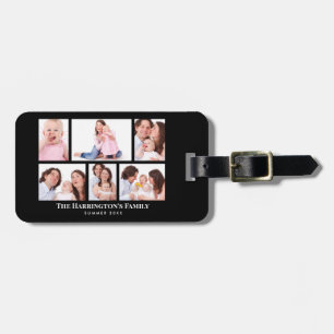 6 avsnitt Anpassningsbar Photo Black Ramar Bagagebricka
