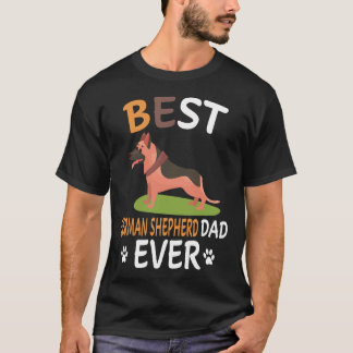 6 Bästa tyska herde Pappa någonsin T Shirt