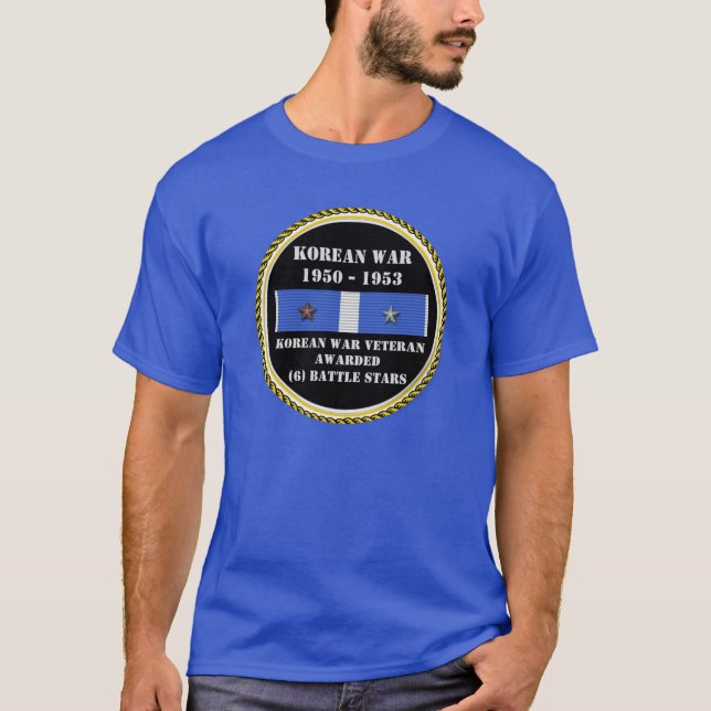 6 BATTFORDON KOREAN KRIG VETERAN TRÖJA (Framsida)