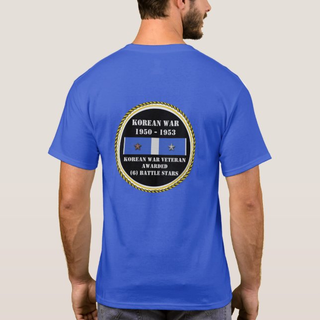 6 BATTFORDON KOREAN KRIG VETERAN TRÖJA (Baksida)