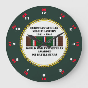 6 BATTFORDON WWII VETERAN STOR KLOCKA