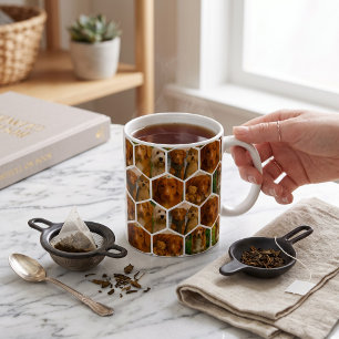6 Bildcollage Personlig Mall Kaffemugg