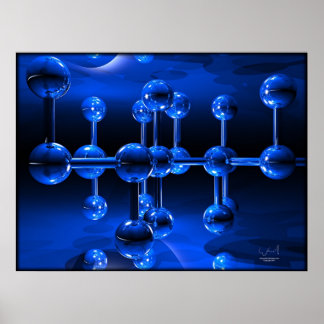 6 BOLLAR ABSTRAKT POSTER