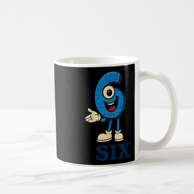6 Brainrot 67 Six Seven 6 7 Meme Custome  Kaffemugg (Höger)