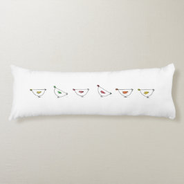 6 Chickens Cushion Kroppskudde