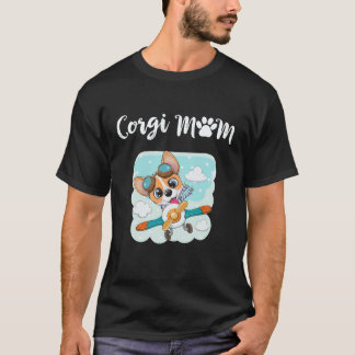 6 Corgi Mamma Corgi T Shirt