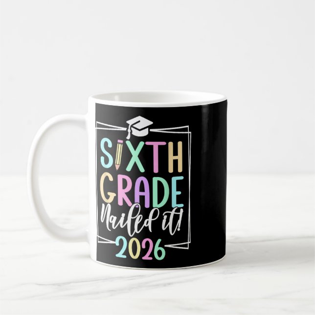 6:e klass 2026 Sjätte klass examen  Kaffemugg (Vänster)