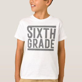 6:e klass lärarens t-shirt, sjätte klassens skjort t shirt