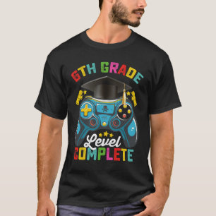 6:e klass nivå komplett examen spelande spelare t shirt