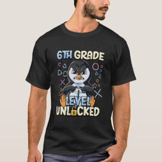 6:e klassnivå upplåst t shirt