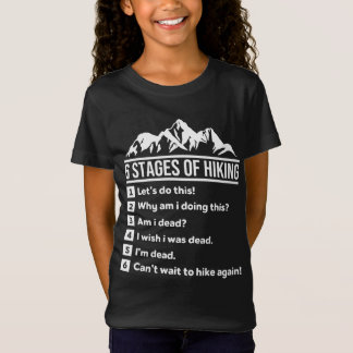 6 etapper av vandring t shirt