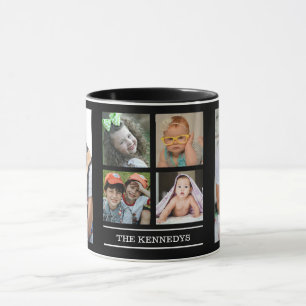 6 Family Photo Collage Template Family Namn Mugg