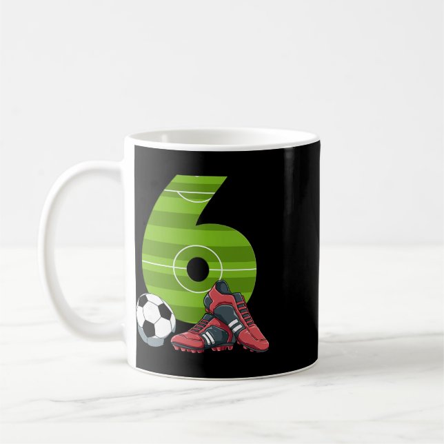 6 Födelsedagsfotboll Första födelsedagsfotboll Små Kaffemugg (Vänster)