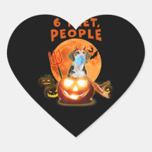 6 fot, folk beagle Hund med masken Halloween Gift