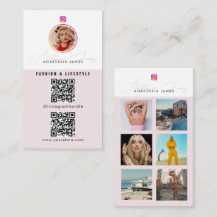 6 Foto Mata Grid Social Media 2 QR-kodwebbplats Visitkort