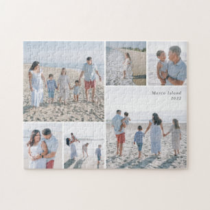 6-Fotogalleriets Anpassningsbar Personlig Puzzle Pussel