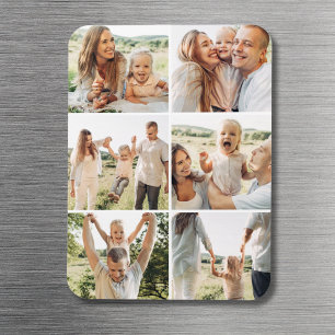 6 Fotokollage Modernt Enkelt Magnet
