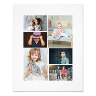6 Fotokollage-Personlig Fototryck