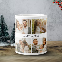 6 Fotokollage - svart Anpassningsbar