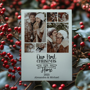 6 Fotominimalistisk jul - första hem Julkort