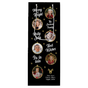 6 Foton - Julbubblor, svart