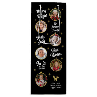 6 Foton - Julbubblor, svart