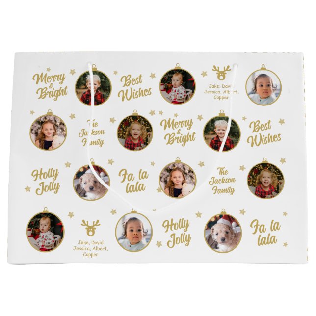 6 Foton Julprydnadsföremål Modern (Framsidan)
