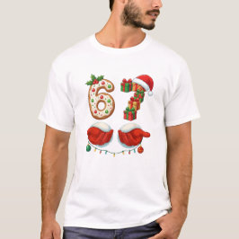 “6 Gifts & Santa Hands” Cookie for brothers  T Shirt