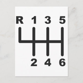 6 Hastighetsskift Grind Vykort