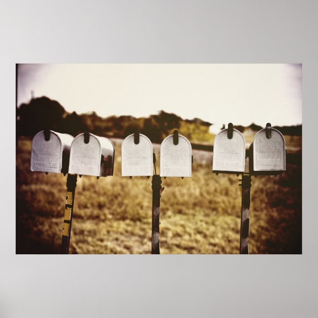 6 i rad { Du har har mail series } Poster (Framsidan)