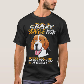 6 Jag Är Den Galna Beagle Mamman Beagle T Shirt