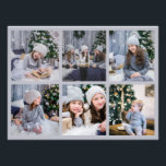 6 Kids Photo Collage Gallery Visning Grått Fototryck<br><div class="desc">6 Kids Photo Shoot Gallery Visning Grått - Redo till ram</div>