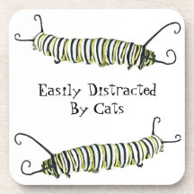 6 Kork back Underlägg - lätt utdelat av katter.