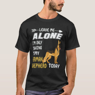 6 Lämna mig ifred jag pratar bara med min tyska va T Shirt