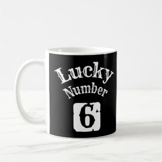6 - Lucky Number 6 Tur Kaffemugg